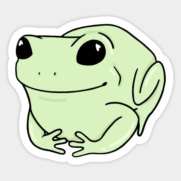 Cute Frog Sticker by Reeseworks